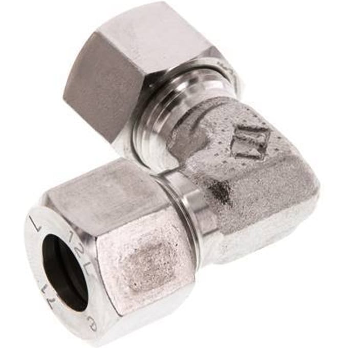 12L RVS Elbow 90deg Snijring 315 Bar DIN 2353 - FL2E-C-ST-12-L