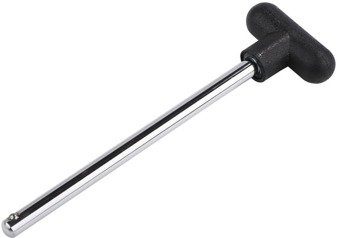 Gewichtsstapelpin - Universele Gewicht Selector Pin - 6 Inch Verchroomd Staal