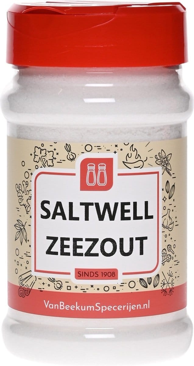 Van Beekum Specerijen - Saltwell Zeezout - Strooibus 320 Gram
