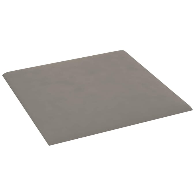 vidaXL - Wand - Hoofdbord - 12 - st - Lichtgrijs - Fluweel