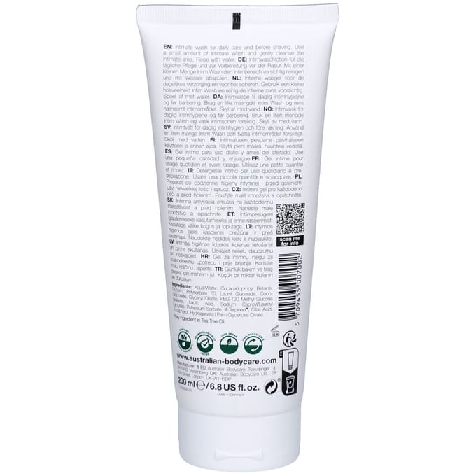 Australian Bodycare Intieme Zeep 200 Douchegel