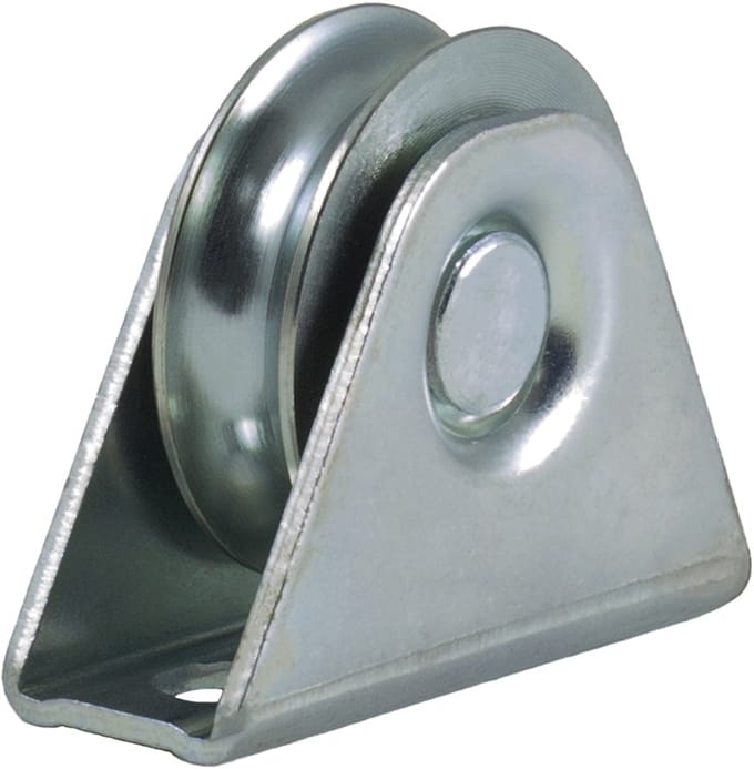 50 mm rond groefwiel in vaste beugel