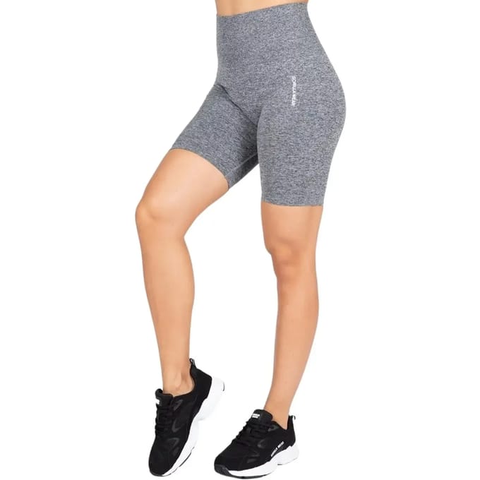 Gorilla Wear Quincy Seamless Cycling Shorts - Grijs - M/L