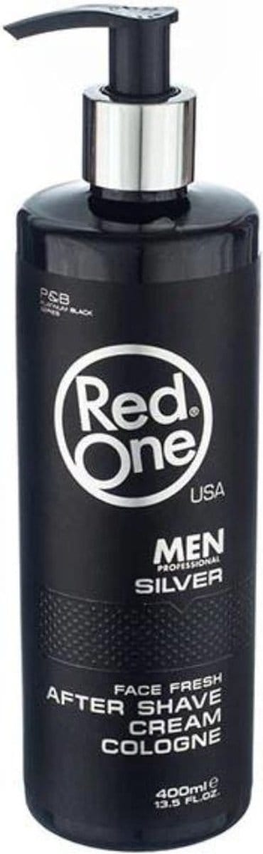 RED ONE MEN SILVER FACE FRESH AFTER SHAVE CREAM COLOGNE 400ML