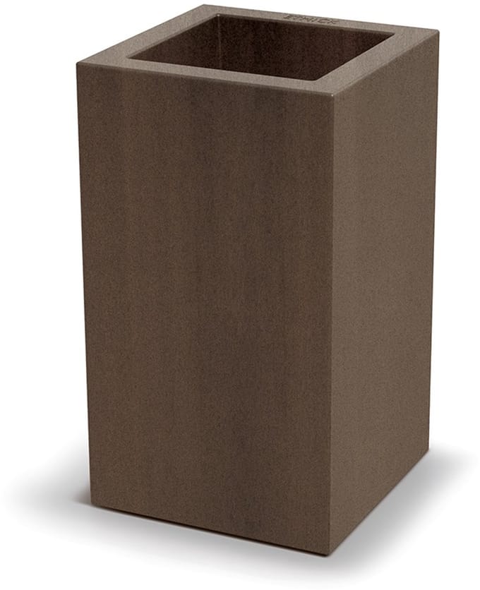 Bloempot Buiten Vierkant Hoog Geneca Square Midl 35x35x60cm CORTEN Ethick