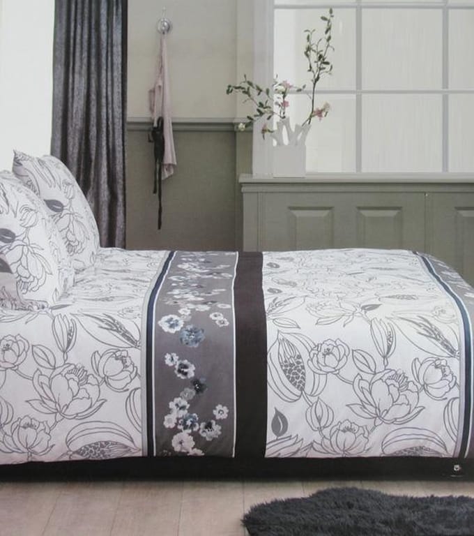 Beddinghouse Crawley Dekbedovertrek - Tweepersoons - 200x200/220 cm - Grey
