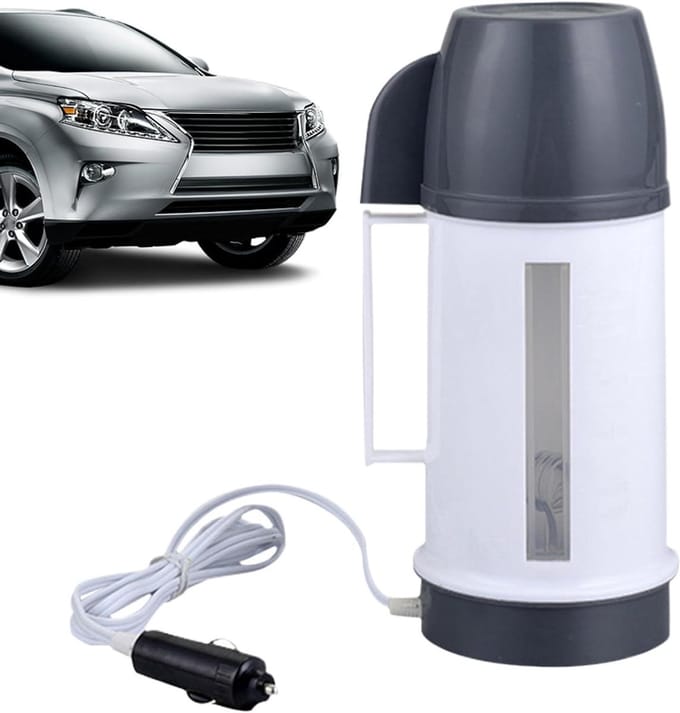 Draagbare Waterkoker - Auto Waterkoker - Reizen en Camping - 12V en 24V Compatibel