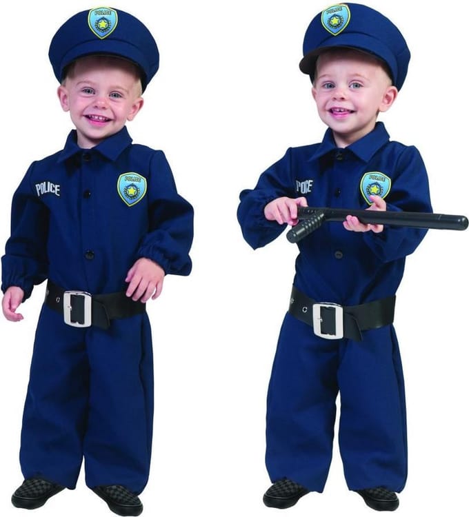 Police baby blue | Verkleedkleding