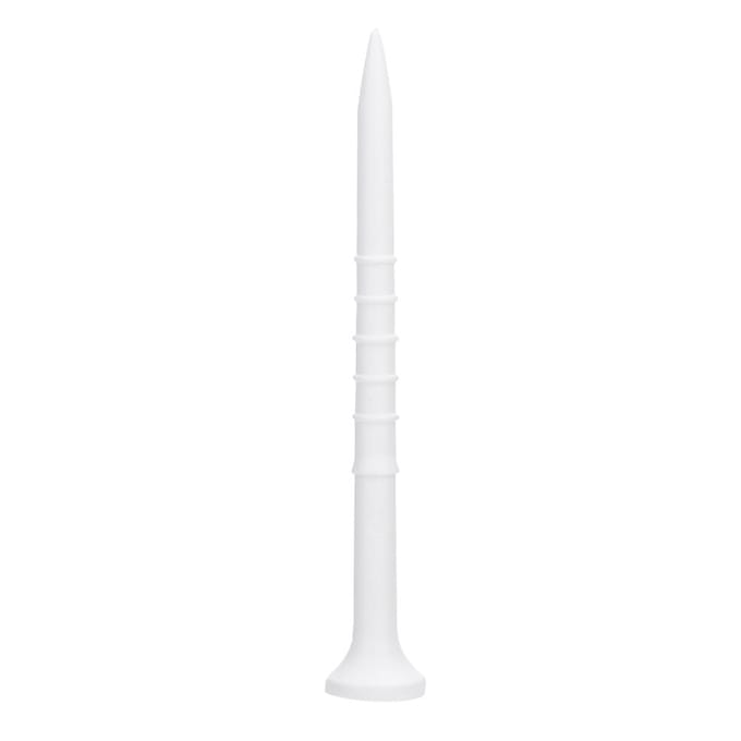 Caiton 15pcs Tees en Plastique à Embout Coupe de Golf Accessoires d'Entraînement Blanc white