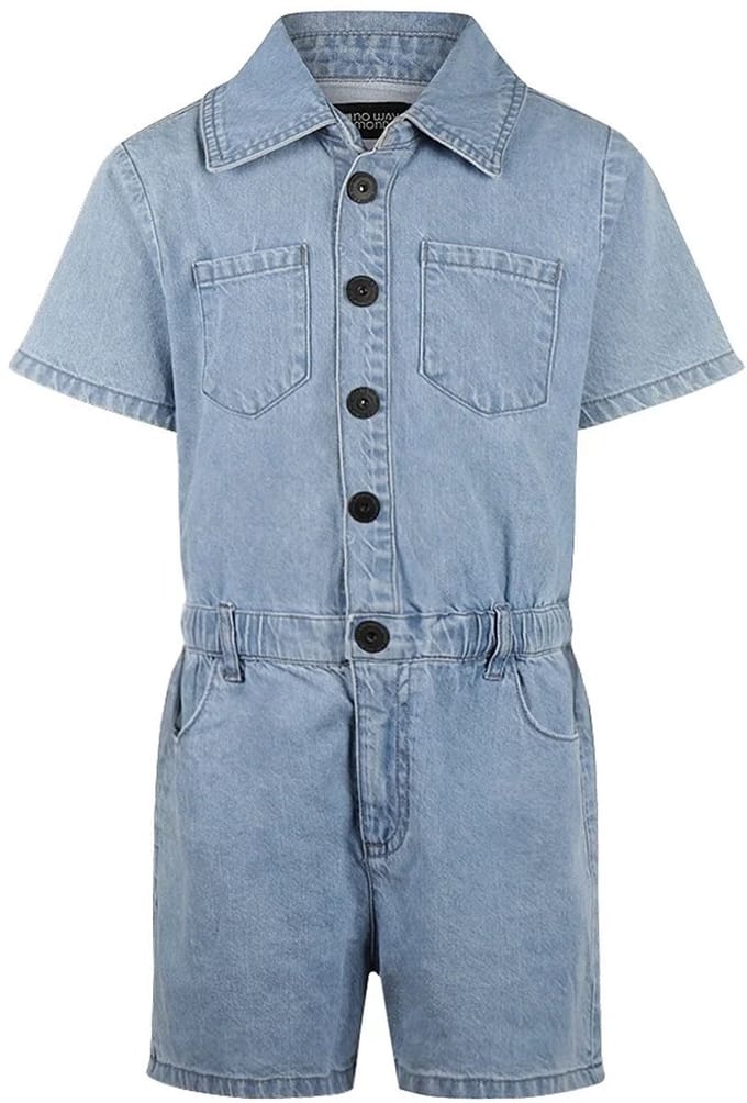 No Way Monday Jumpsuit Blue Jeans maat 122