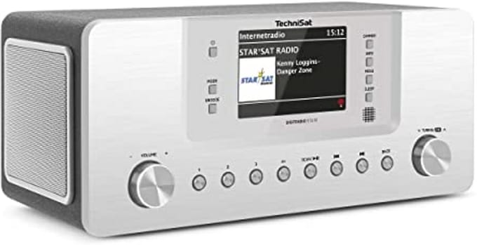 Stereo Internetradio met DAB+, FM, WLAN en Bluetooth - 4-inch Kleurendisplay, USB, AUX en Afstandsbediening