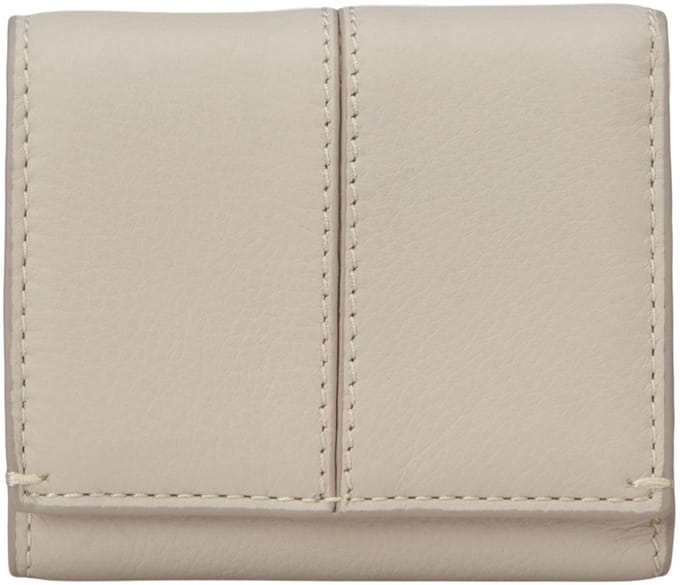 Marc O'Polo portemonnee Judis Leather Combi Wallet Grey Silk crème