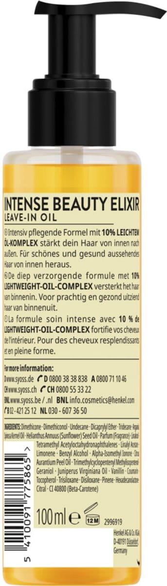 Syoss Beauty Elixir Haarolie - 100 ml