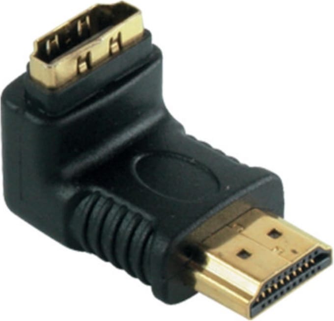 S-Impuls HDMI adapter - 90° haaks naar beneden - versie 1.4 (4K 30Hz)