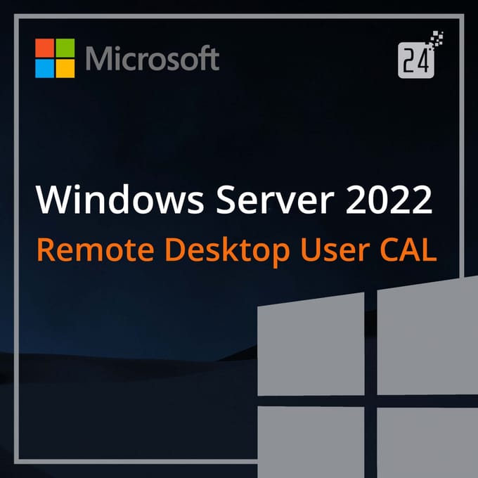 Microsoft Windows Remote Desktop Services 2022, User CAL, RDS CAL, Client Access License 1 CAL