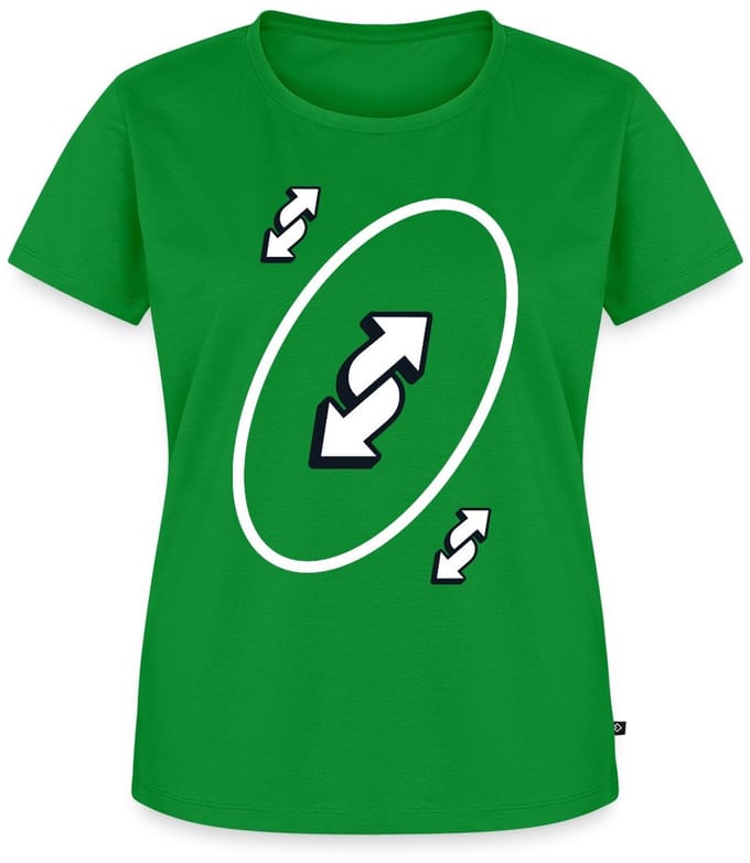 UNO Reverse Kaart Kostuum Premium T Shirt Dames