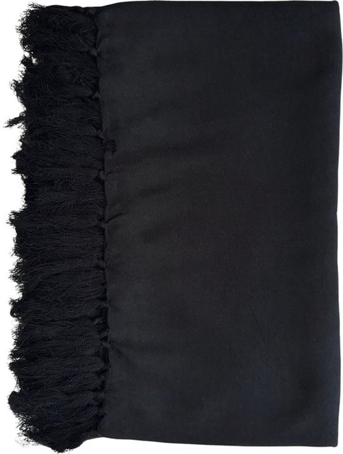 Sarong Effen - Handgemaakte Pareo – Dames Heren - One Size - Zwart