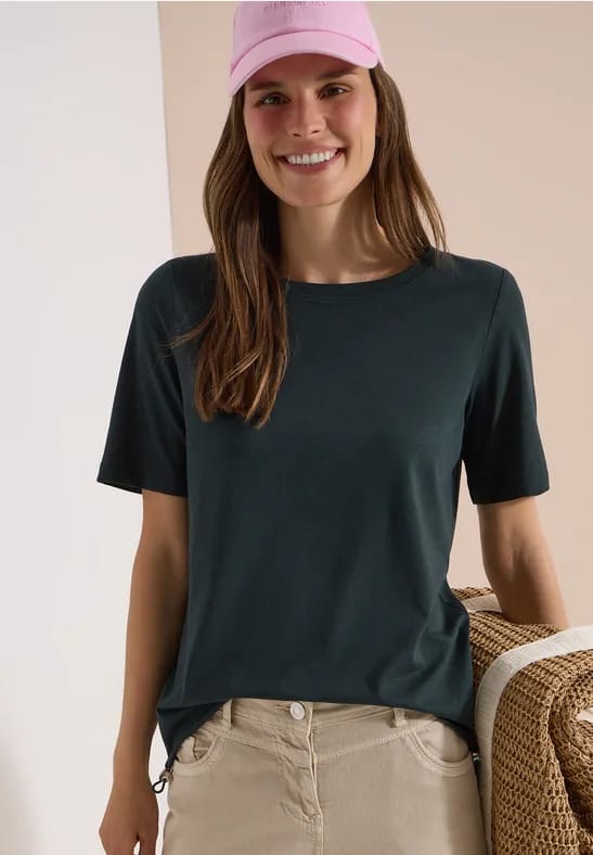 Shirt met koorden aan de zijkant