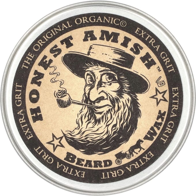 Des Amish honnêtes, avec un courage extraordinaire ! Cire à barbe, 2 oz (60 ml) beige