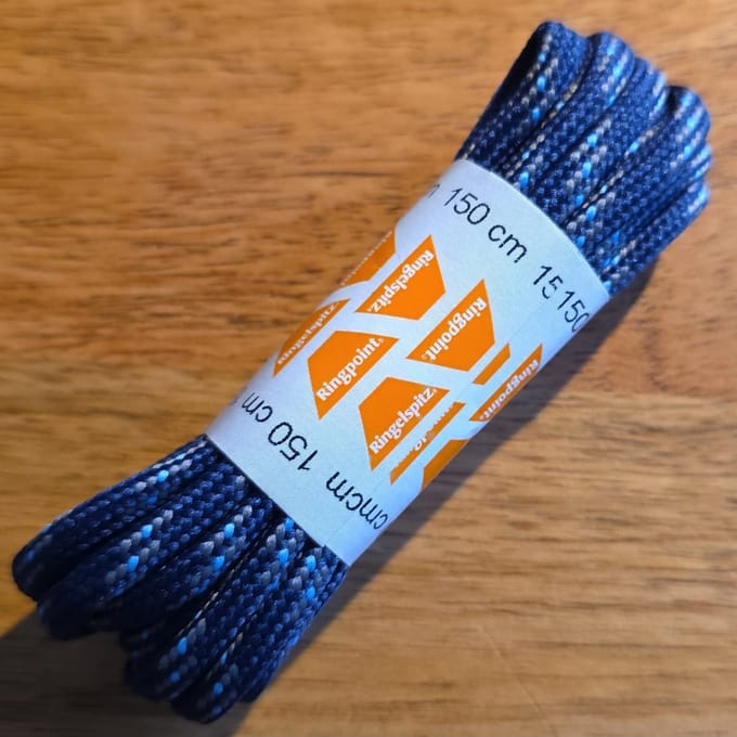 Ringpoint - blauw donker - 120 cm - maat STUK
