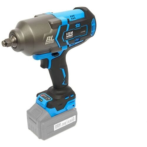20 Volt Accu Slagmoersleutel, 1/2 inch, 1000 Nm (Body)