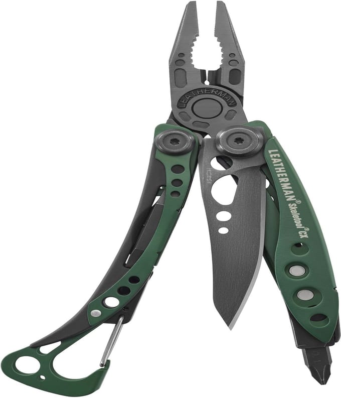 Leatherman Skeletool CX OD Green – Lichtgewicht Multitool Met Premium 154CM Mes