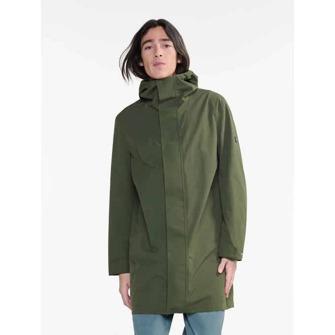 Langwerpige waterdichte parka met capuchon Aigle MTD
