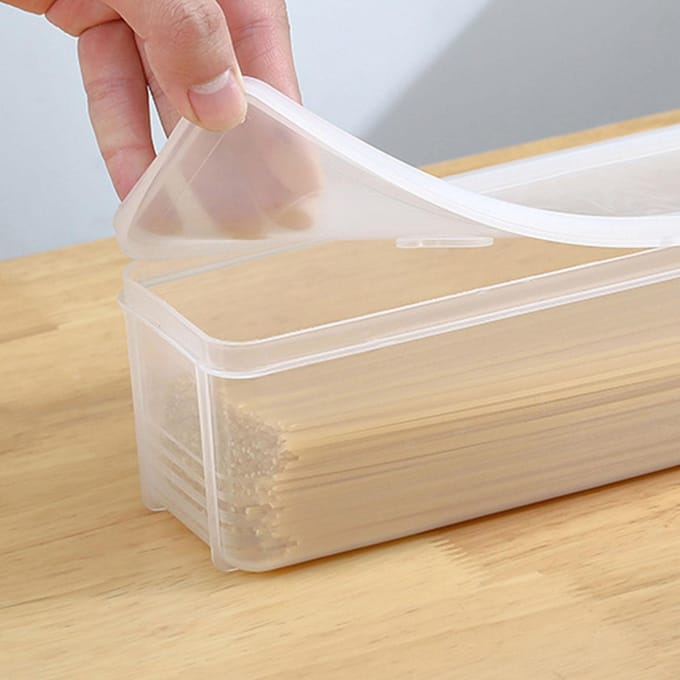 Pastabewaarcontainers Luchtdichte Voedselbewaarcontainers met Deksel voor Voorraadkast Pastabewaarcontainers voor white