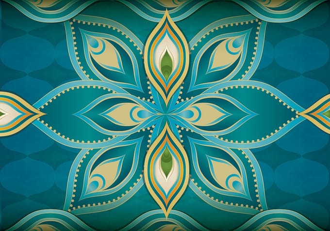 Abstract Art Photo Wallcovering
