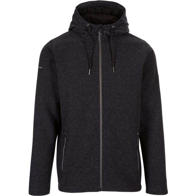 Trespass Heren Sheelane Marl Fleece Jas (Zwart)