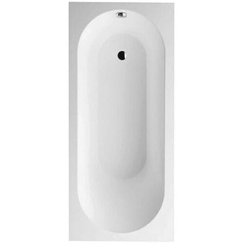 Villeroy & Boch Oberon bad - 170x70cm - quaryl rechthoekig met poten wit