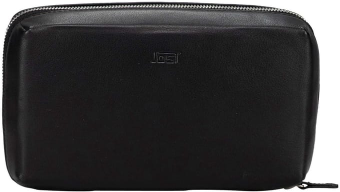 JOST Leren accessoiretas Odense Cable Case Black zwart