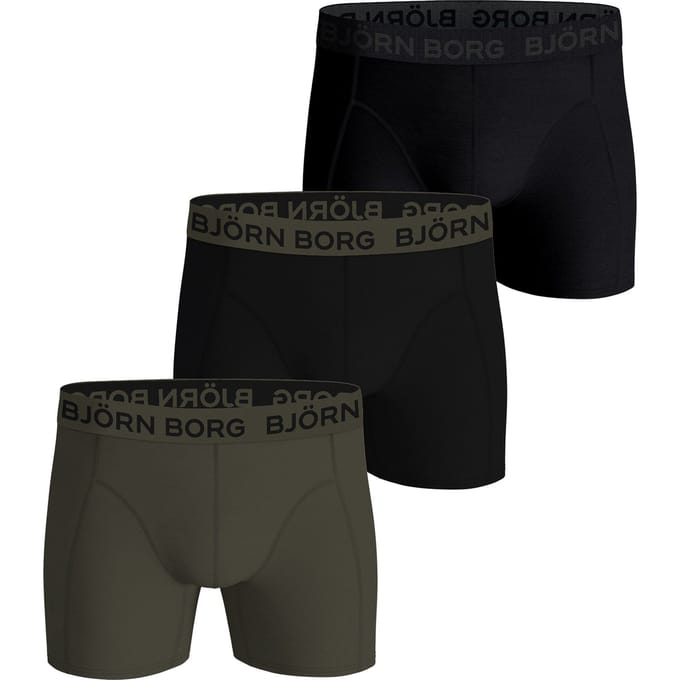 Björn Borg Cotton Stretch Boxershorts Heren (3-pack) - Maat XL