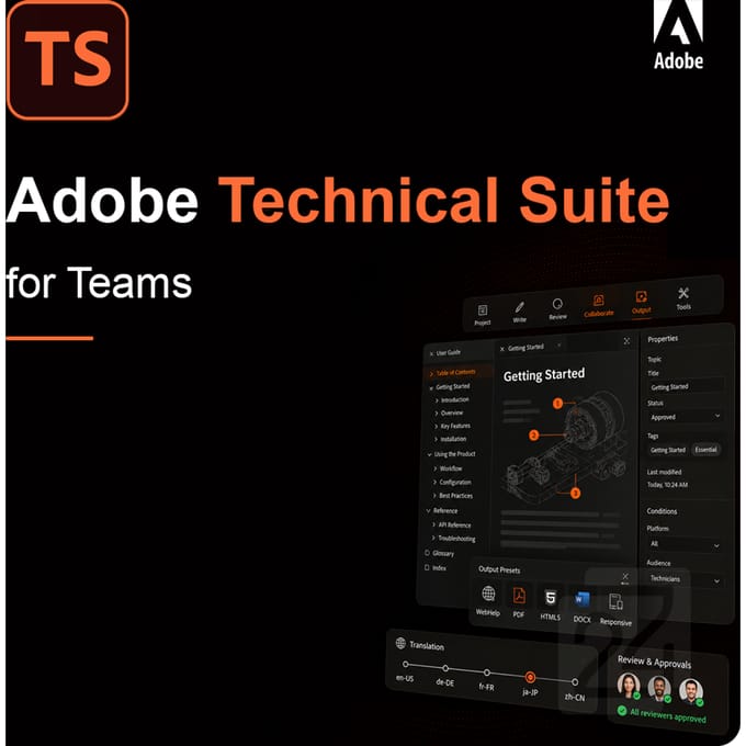 Adobe Technical Suite for Teams EDU 100+ Gebruiker(s)