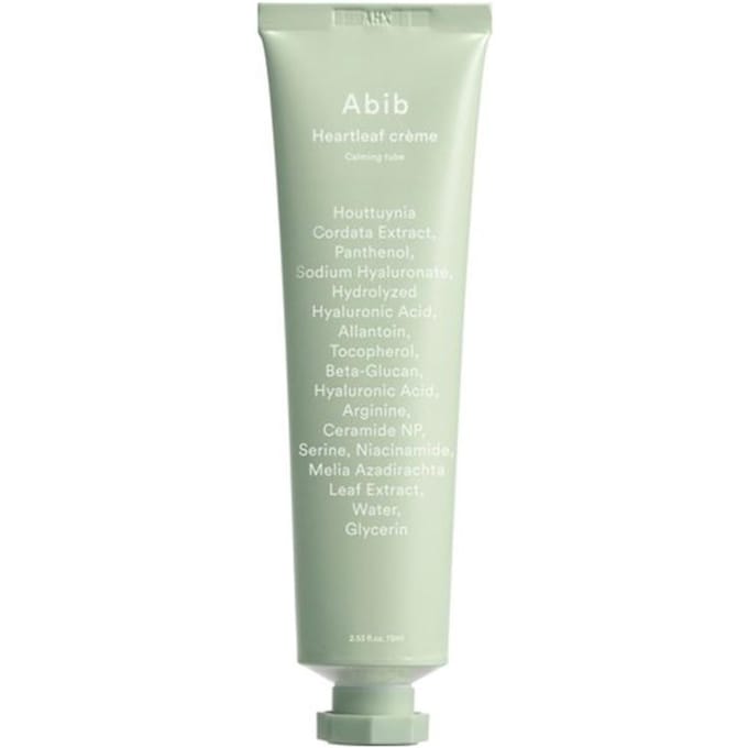 Abib Crème Apaisante Tube Heartleaf 75ml white