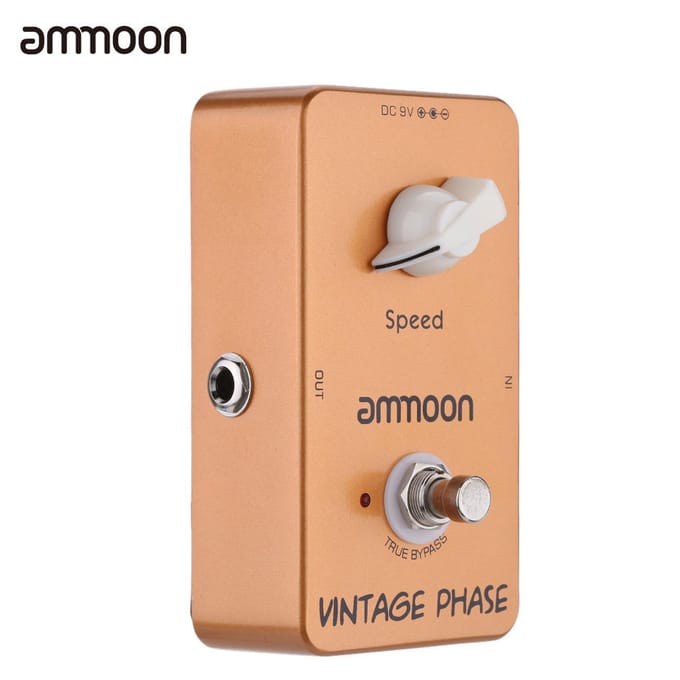 Ammoon AP-03 Vintage Phase Phaser Gitaar Effectpedaal True Bypass brown