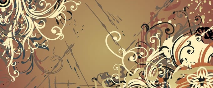 Flowers Abstract Paint Photo Wallcovering