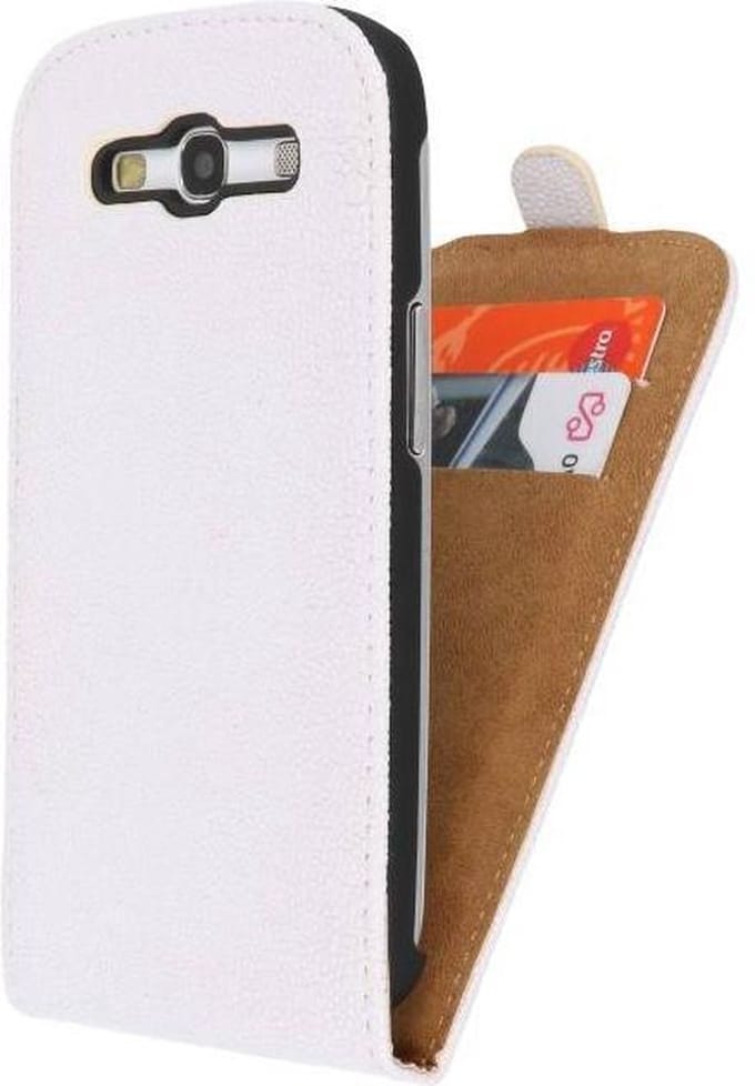 Devil FlipCase Hoesjes - Hoesje Geschikt voor Samsung Galaxy S3 i9300 Wit