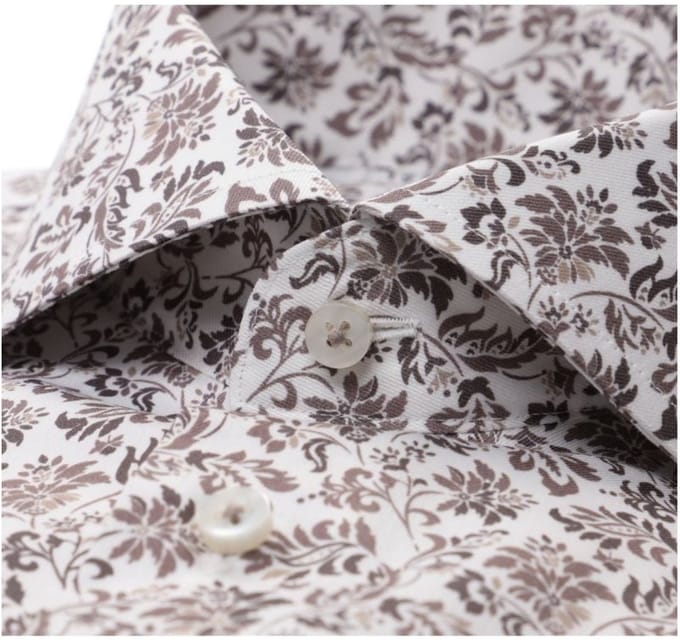 Eterna - Overhemd Creme Eterna Lange Mouw Overhemd Creme 2618 X682