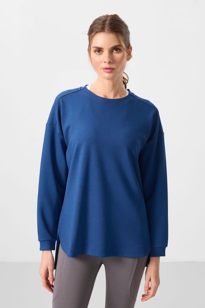 Langarm Jersey Tuniek Top