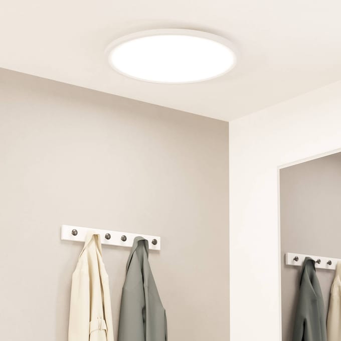 EGLO connect.z Sarsina-Z Plafondlamp - Ø 60 cm - Wit - Instelbaar wit licht - Dimbaar - Zigbee
