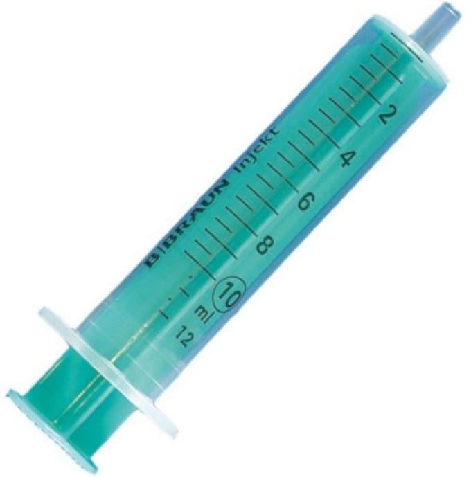 Kitspuit | Doseerspuit | 2 delig | 10ml | BRAUN | per 9 st.