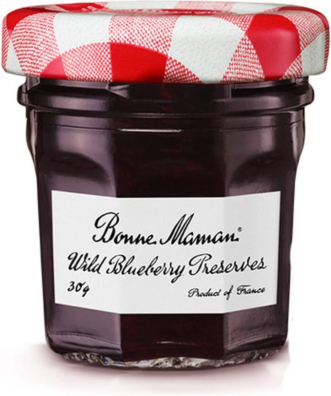 Bonne Maman Bosbessen Jam - Kleine potjes - 15 x 30 gram