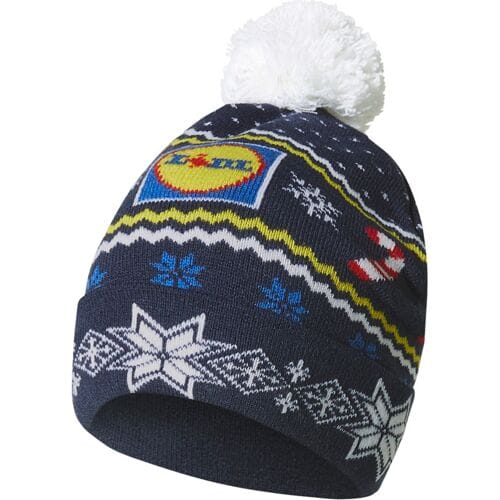 Lidl Gebreide kerstmuts (Marineblauw, S/M)