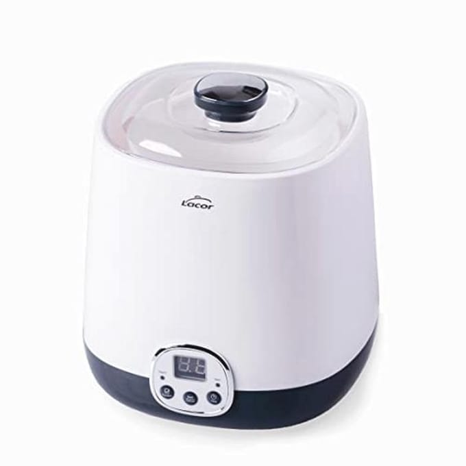 Yoghurtmaker voor Griekse yoghurt en kefir - Stil, met timer tot 48 uur en LED-display