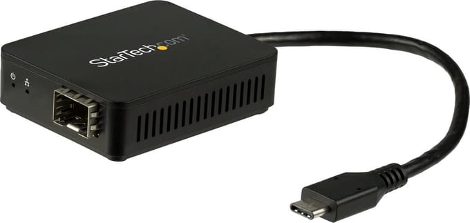 StarTech.com USB-C Aan Fiber Optic Converter - Open SFP - netværksadapter