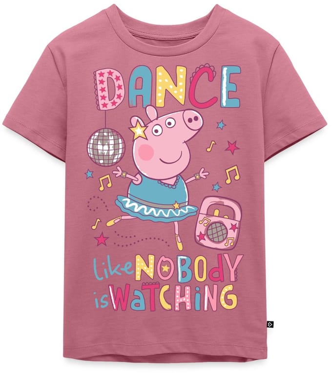 Peppa Pig Dancing Queen Premium T Shirt Kinderen