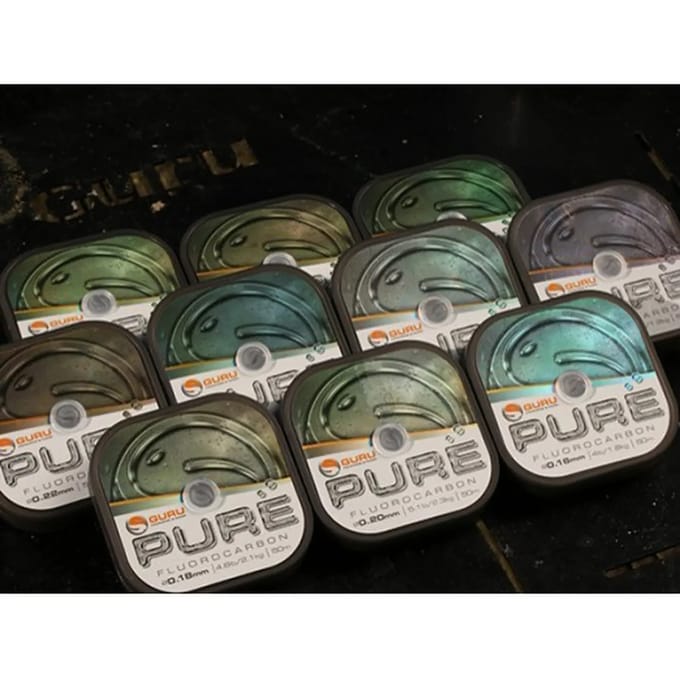 Guru Pure Fluorocarbon - 0.22mm - 50m - Transparant