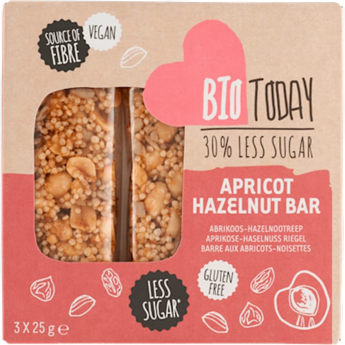 Notenreep abrikoos hazelnoot bio