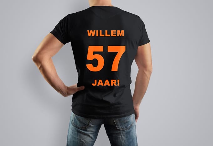 Willem 57 jaar! - T-shirt